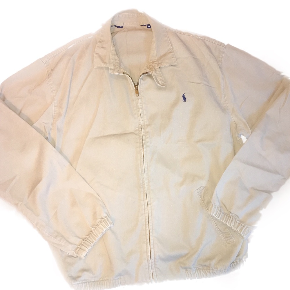 ๐๐ปPolo By Ralph Lauren Khaki Cotton Jacket M๐๐ป - Picture 3 of 4